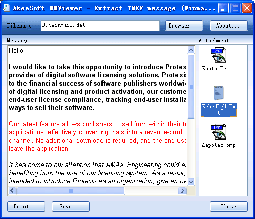 AkeeSoft WMViewer Screenshot